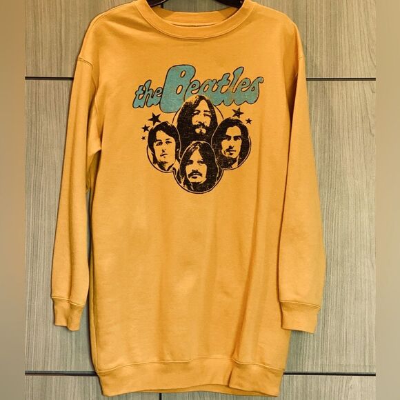 The Beatles Sweatshirt Dress Size Small - Picture 1 of 6